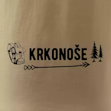Krkonoše nápis