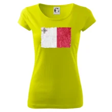 Vlajka Malta okousaná