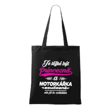 Je těžké být princezna - motorkářka Je těžké být princezna - motorkářka