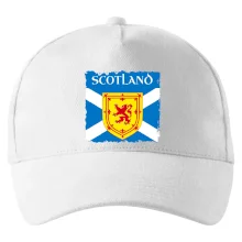 Skotská vlajka s erbem lva