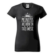 Princesses are born in (vlastní nápis měsíc narození)
