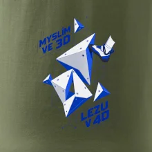 Bouldering myslím ve 3d lezu v 4d