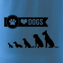 I love dogs - tlapka