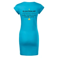 Elektrikář - hlavní jistič - Nápis na zádech