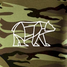 Geometrie lední medvěd chodící