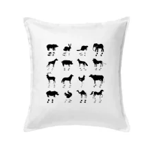 Zvířecí stopy s obrázkem zvířete - stopy zvířat