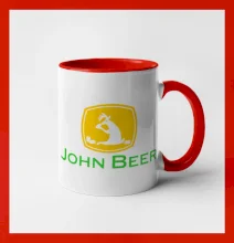 John Beer jelen s pivem