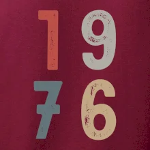 Vintage číslice 1976