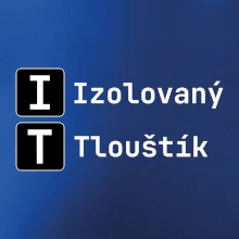 IT Nápis Izolovaný Tlouštík