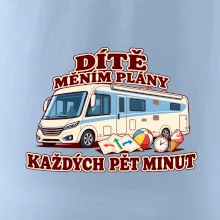 Dítě měním plány každých pět minut integrovaný obytňák