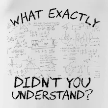 What exactly didnt you understand - physics What exactly didnt you understand - physics