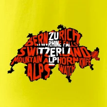 Mapy - názvy měst - Švýcarsko