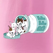 Bullterrier Friends Forever zelené (Pecka design)