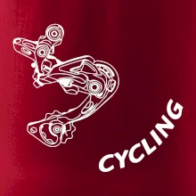 Cycling nápis šikmo