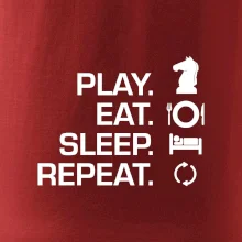 Eat sleep play - šachy