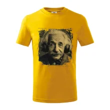 Albert se sluchátky