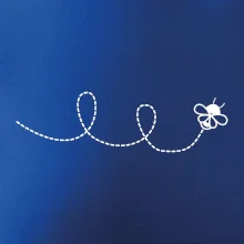 Dráha letu včely - smyčka