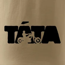 Táta nápis - motorka chopper