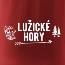 Lužické hory nápis