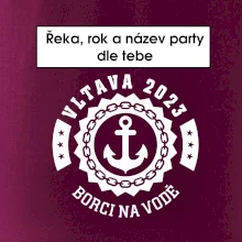 Na vodu - kotva (vlastní nápis) Na vodu - kotva (vlastní nápis)