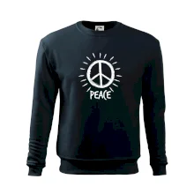 Peace symbol černobílý