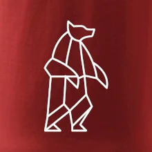 Geometrie lední medvěd stojící