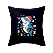 Vánoční žralok a vločky