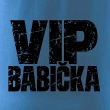 VIP babička černá grunge typografie
