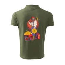 Horník těží bitcoiny