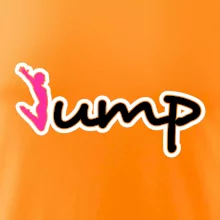 Jump - nápis a panáček