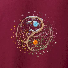 Yin & Yang strom - zima, léto