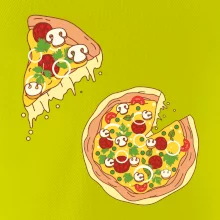 Pizza + Pizza kousek
