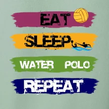 Eat sleep watter polo barevné