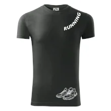 Running nápis šikmo