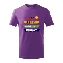 Eat sleep watter polo barevné