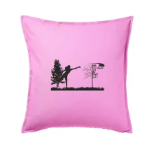 Disc golf - žena černý obrázek