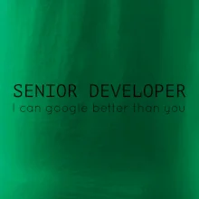 Senior developer google better than you