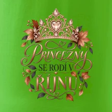 Princezny se rodí v říjnu - královská koruna