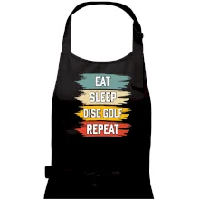 Disc Golf eat sleep barevné