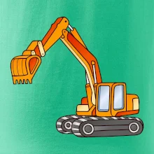 Bagr bez nápisu oranžový