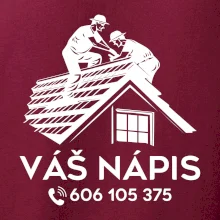 Tričko pro pokrývače - Dva dělníci