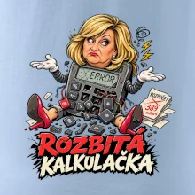 Alenka - rozbitá kalkulačka