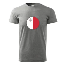 Vlajka Malta kulatá velká