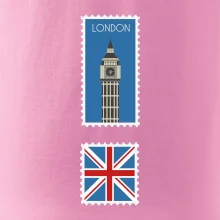 Londýn známka barevná