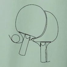 Pálky na stolní tenis jedním tahem