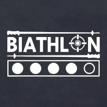 Biathlon terč a hůlky