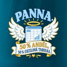 Panna. 50 % anděl, 50 % excelová tabulka