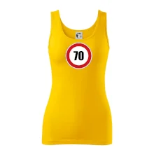 Dopravní značka - omezení rychlosti 70