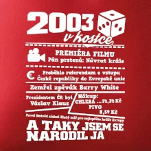 2003 v kostce