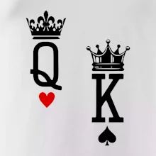 King & Queen logo na prso